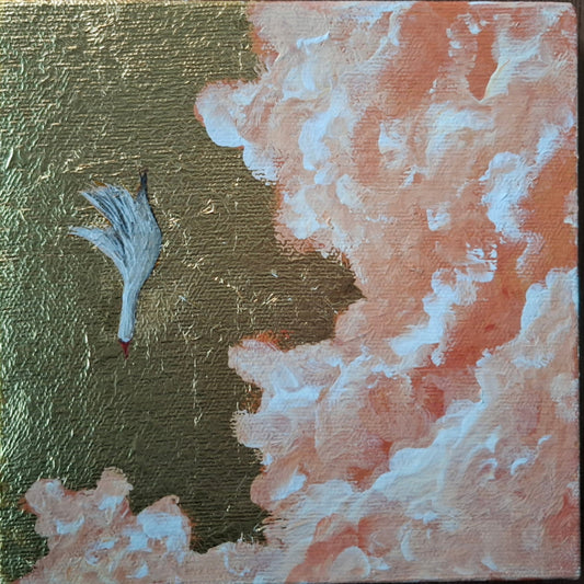 Handmade Gold Foil Canvas