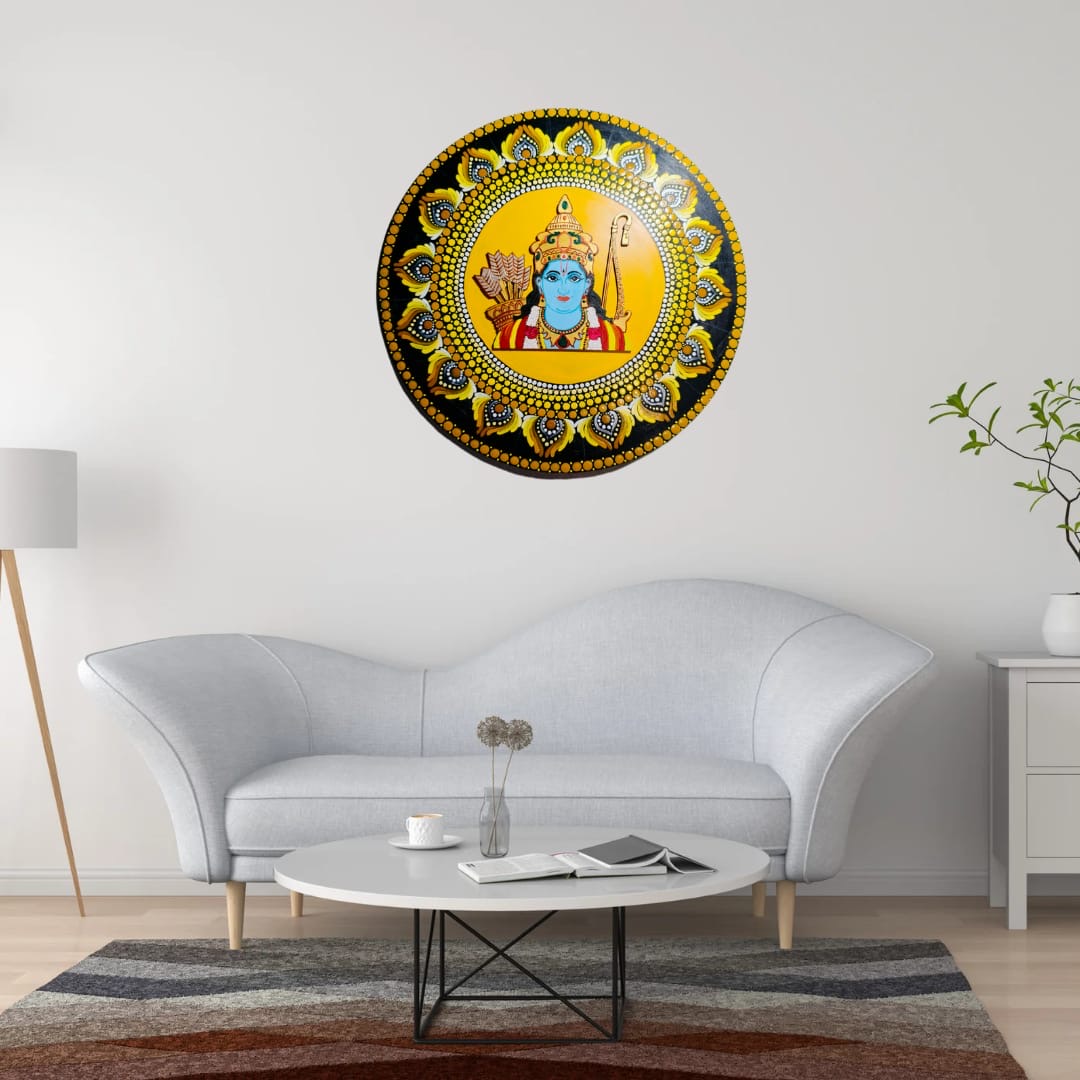 Handmade MDF Mandala Wall Artwork