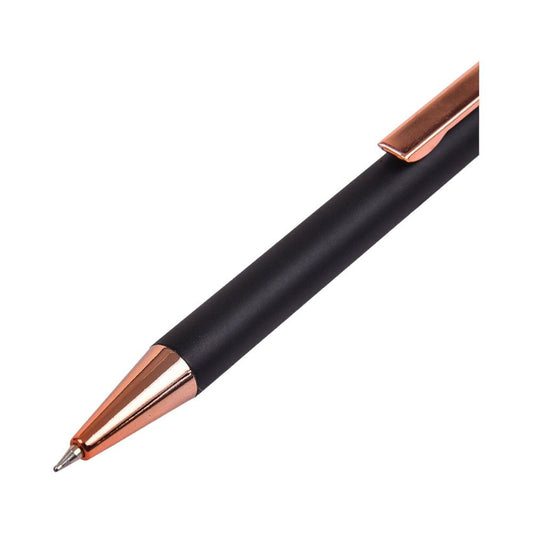Brio Pen - Black with Rose Gold