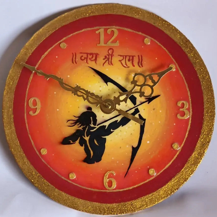 Handmade Resin Ram Clock