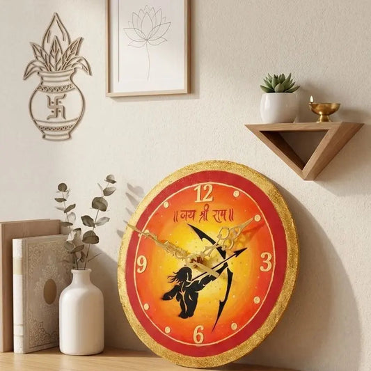 Handmade Resin Ram Clock