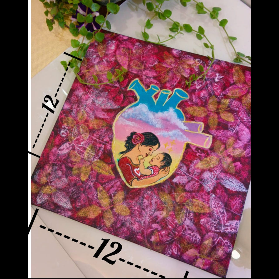 Handmade Acrylic Canvas Painting Art