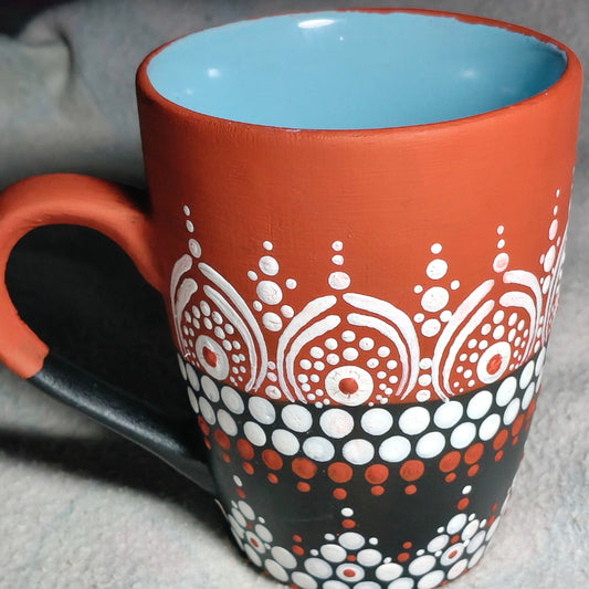 Handmade Ceramic Mandala Mug