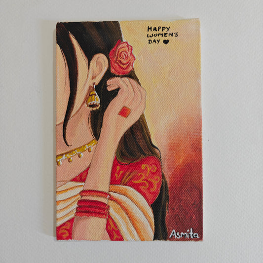 Handmade Mini Canvas Portrait