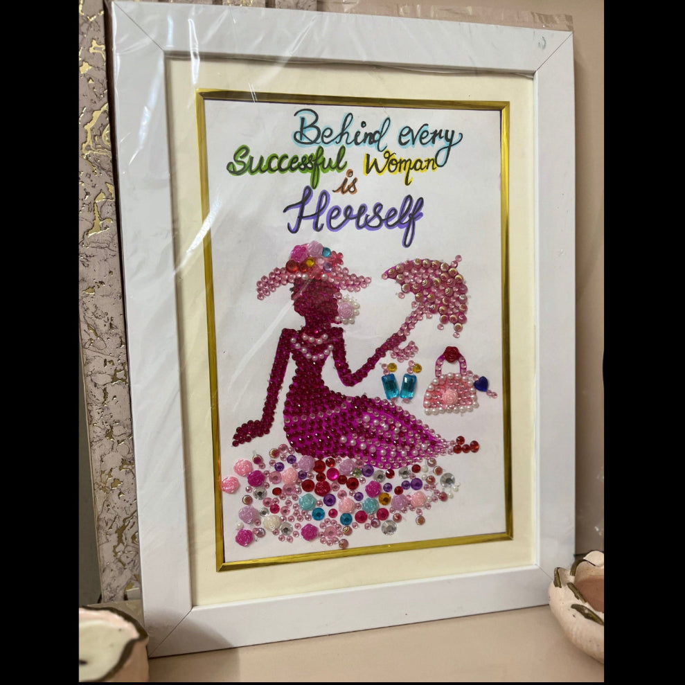 Handmade Studded Wall Frame