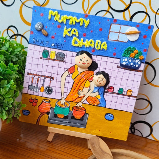 Handmade Clay Kitchen Wall Art