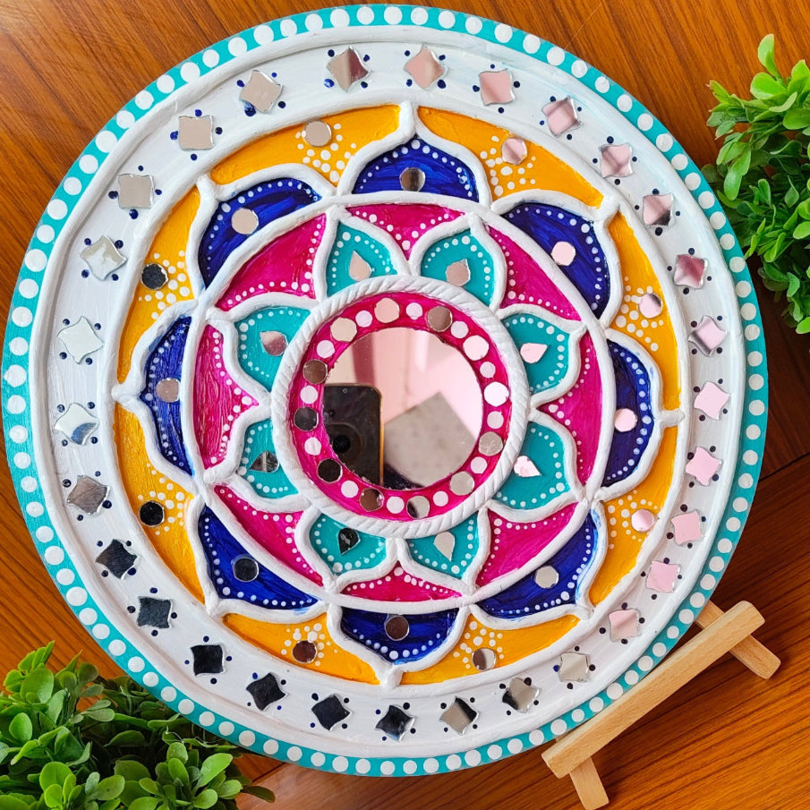 Handmade Lippan Clay Wall Art