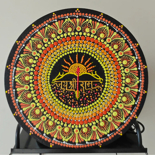 Handmade Acrylic Dot Mandala Wall Art