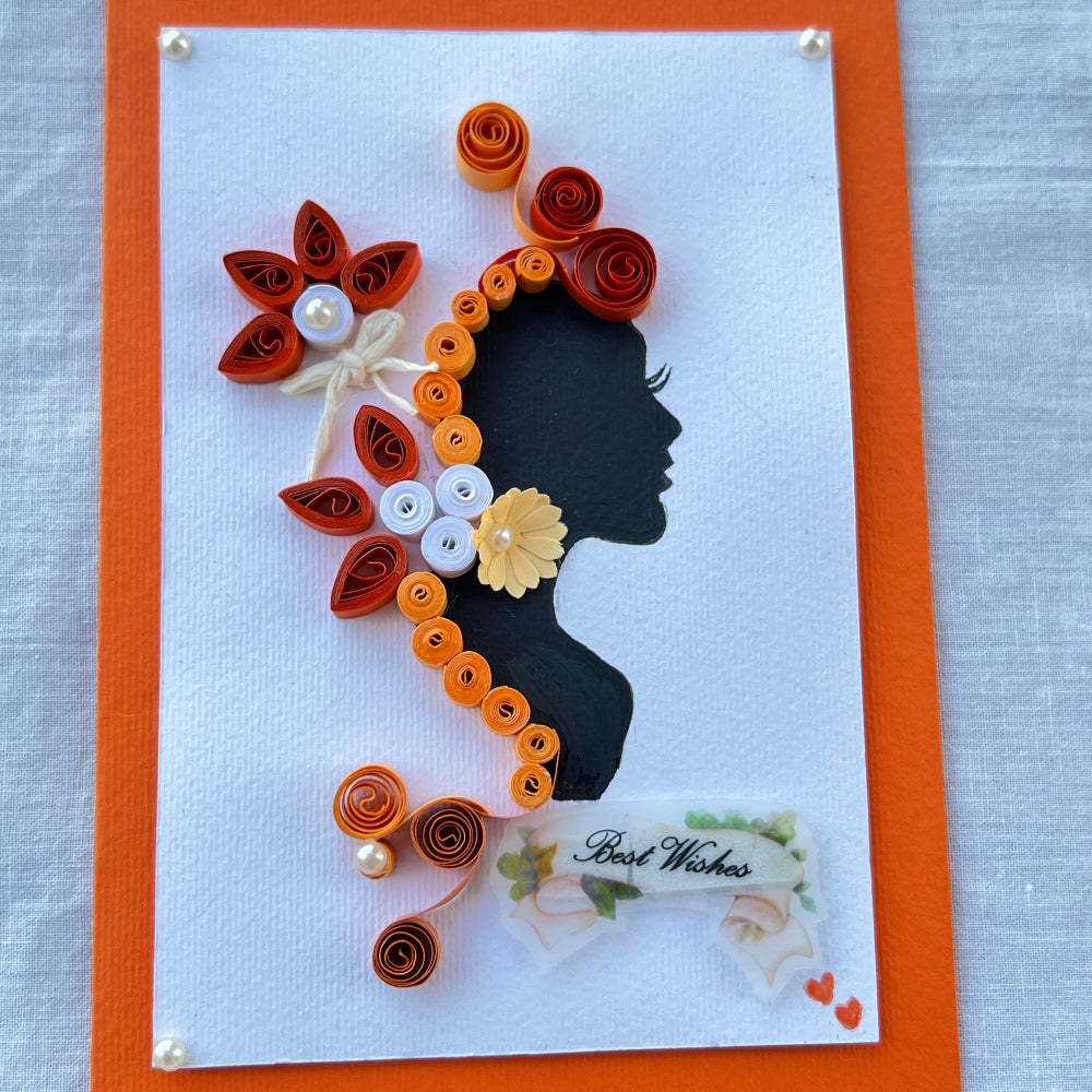Handmade Quilling Greeting Card