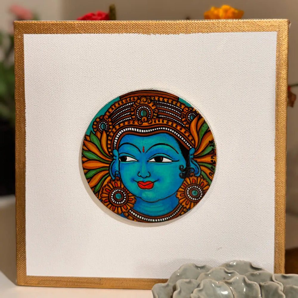 Handmade Radha Mini Canvas