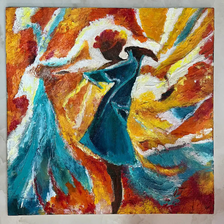 Handmade Acrylic Canvas Wall Art