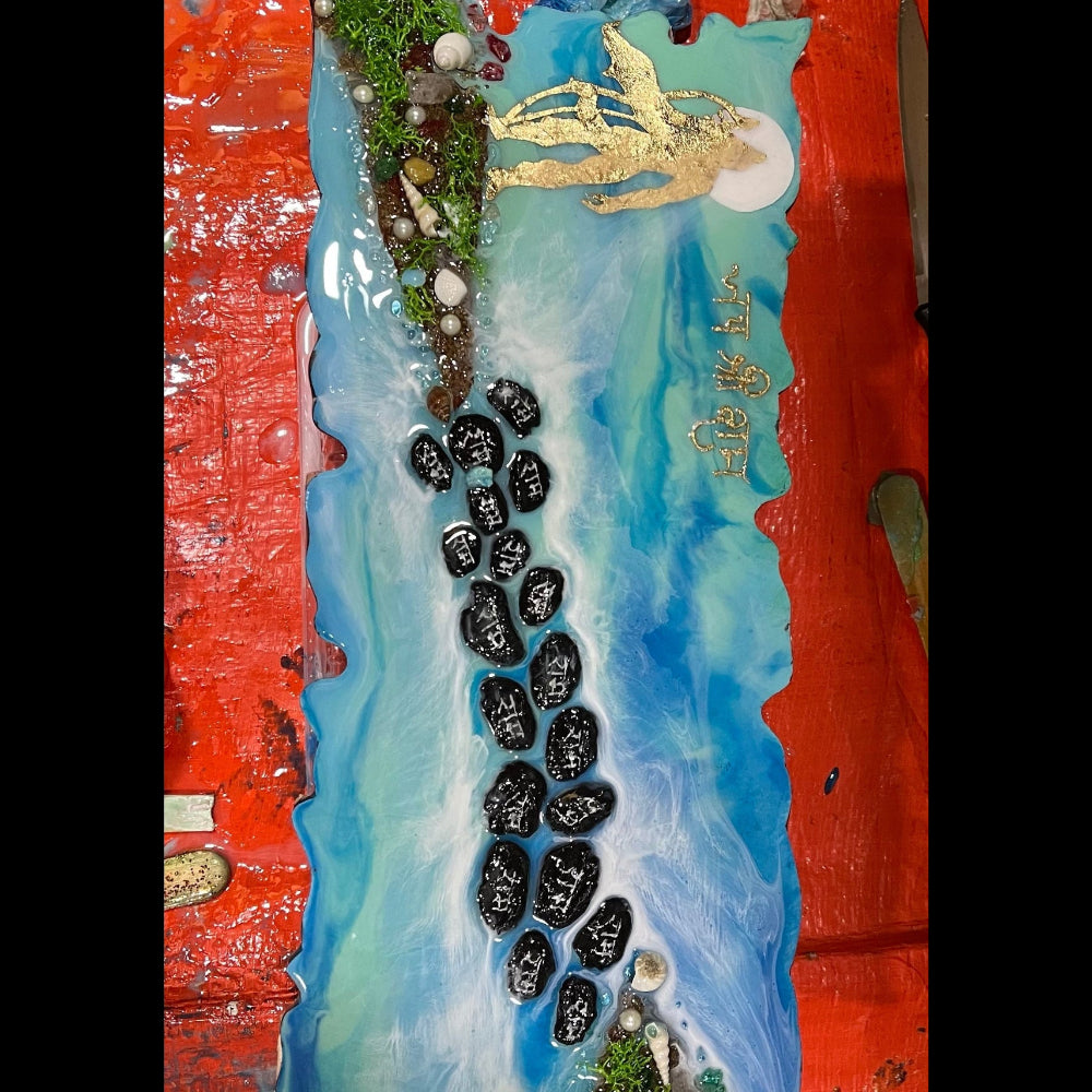 Handmade Resin Devotional Wall Art