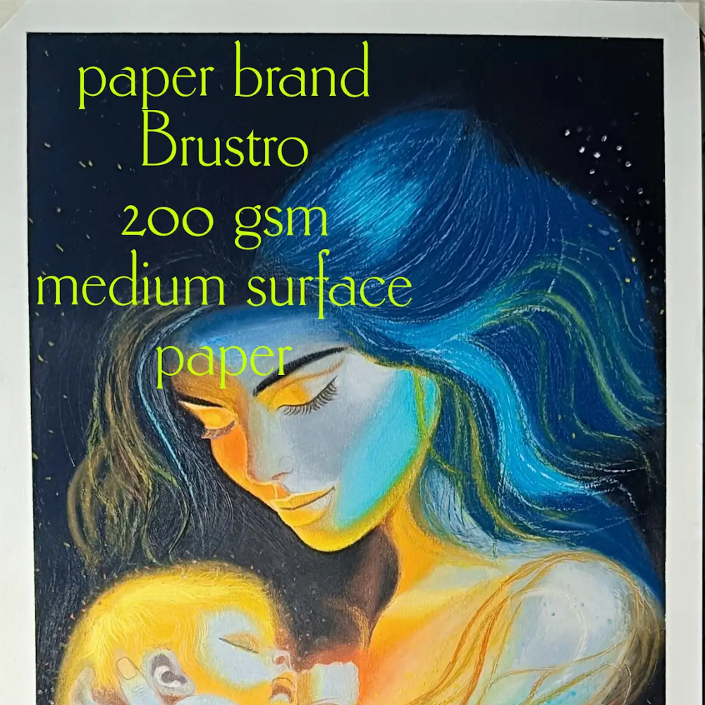 Handmade Oil Pastel Portrait