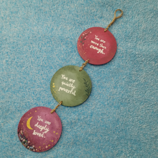 Handmade MDF Affirmation Hanging