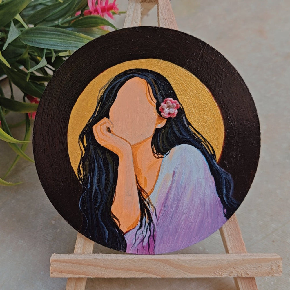 Handmade Acrylic MDF Mini Art