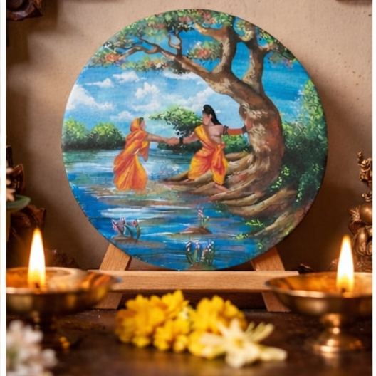 Handmade Acrylic Devotional Photo