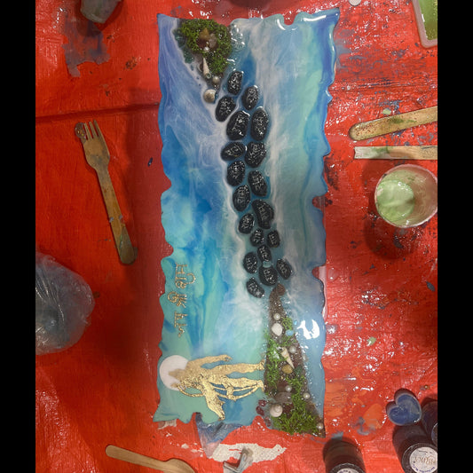 Handmade Resin Devotional Wall Art