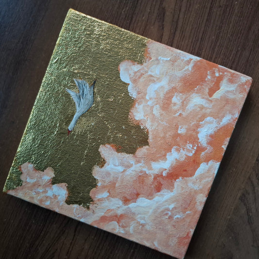 Handmade Gold Foil Canvas