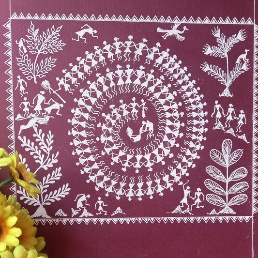 Handmade Warli Art Wall Decor