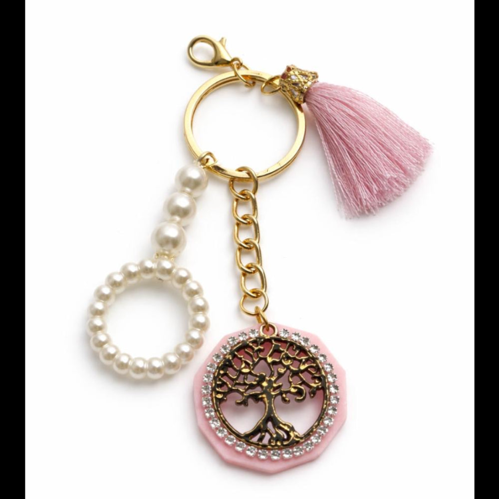 Handmade Resin Pearl Keychain