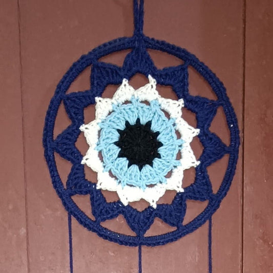 Handmade Crochet Evil Eye Dreamcatcher