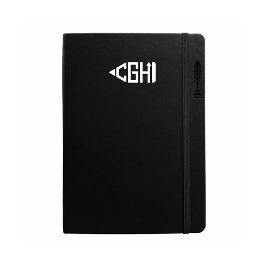 Fluct Premium Notebook - Black - A5 - 192 Pages