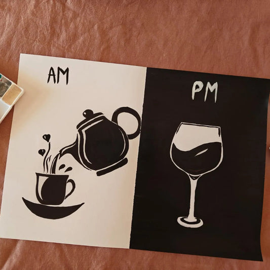 Handmade Watercolor Wall Art