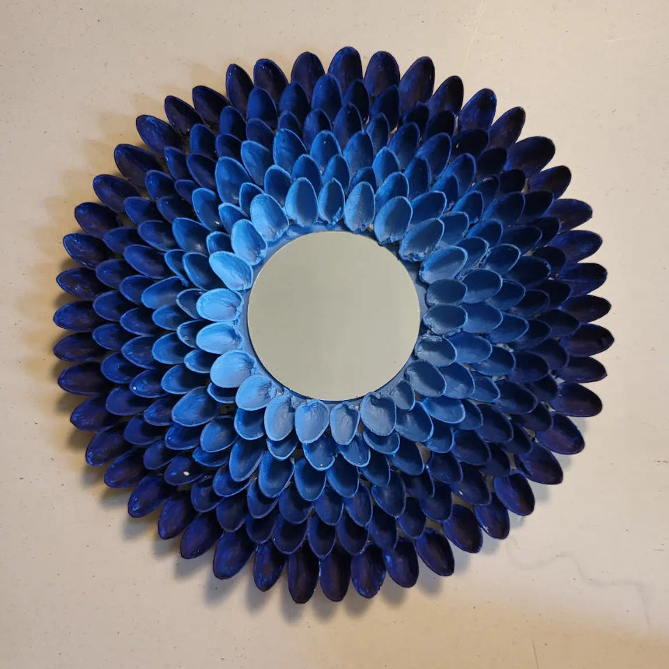 Handmade Pistachio Shell Mirror