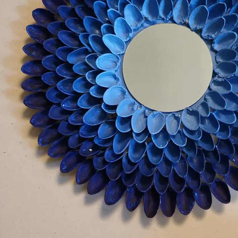 Handmade Pistachio Shell Mirror