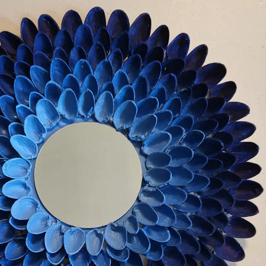 Handmade Pistachio Shell Mirror