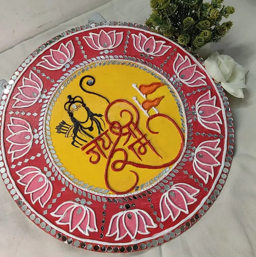 Handmade Lippan Mandala Wall Art