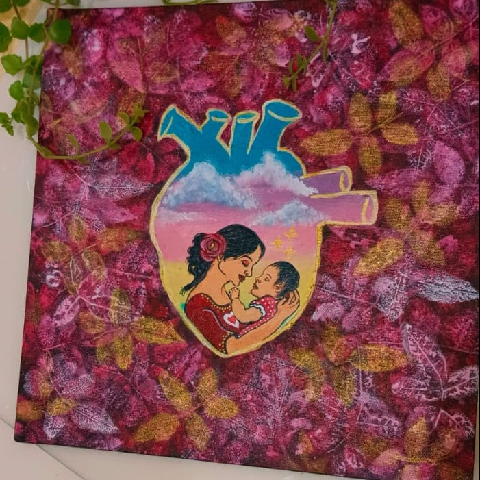 Handmade Acrylic Canvas Painting Art