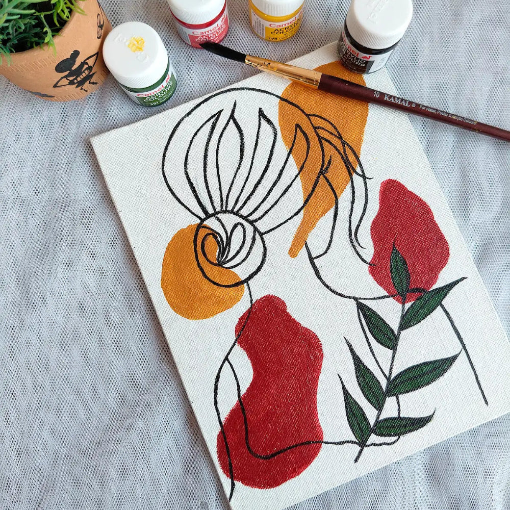 Handmade Boho Art Canvas