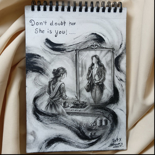 Handmade Charcoal Wall Art