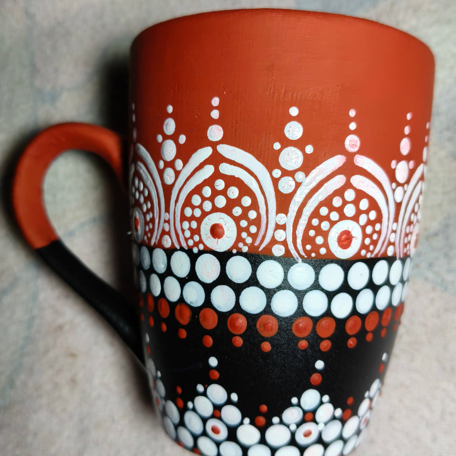 Handmade Ceramic Mandala Mug