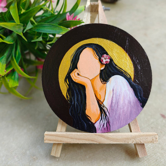 Handmade Acrylic MDF Mini Art
