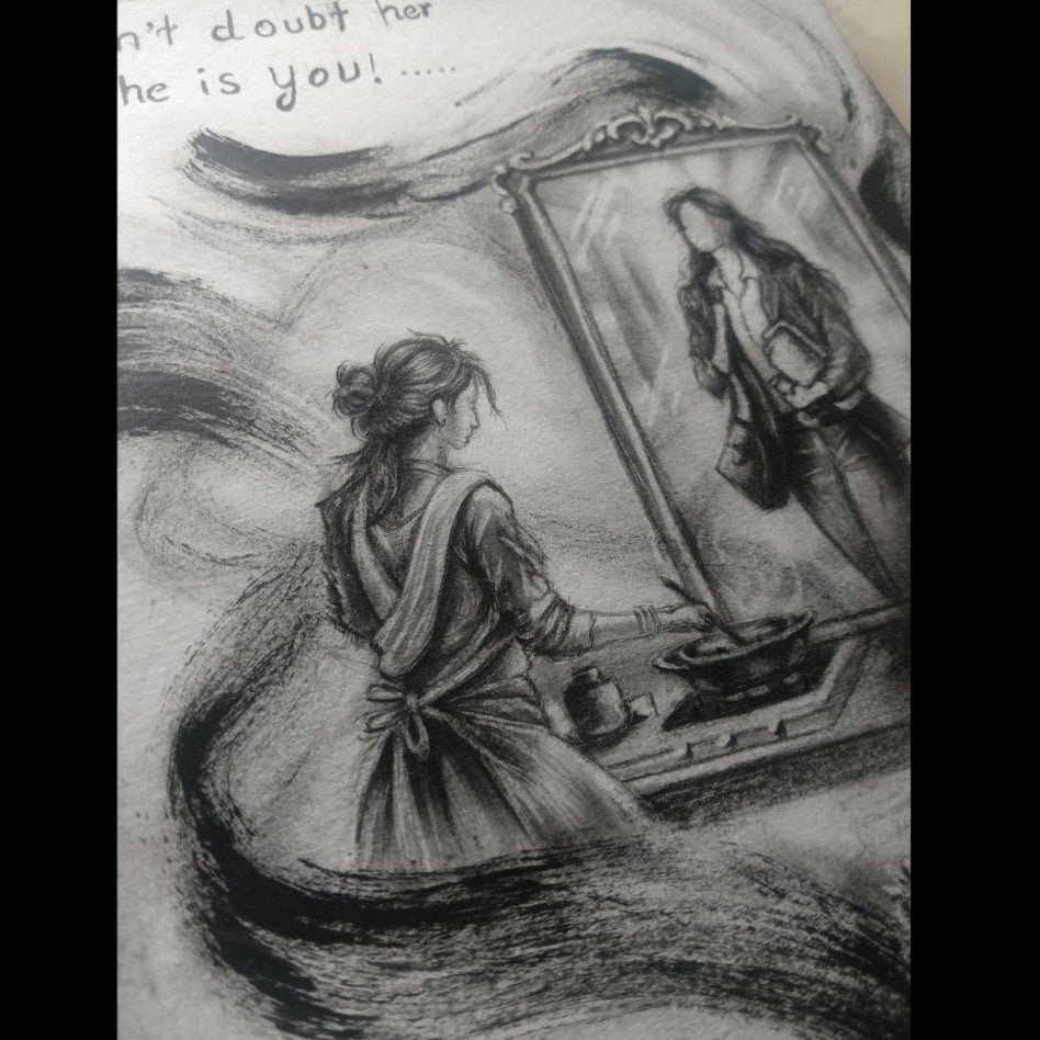 Handmade Charcoal Wall Art