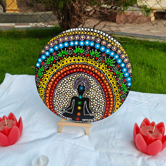Handmade Wooden Chakra Mandala Wall Art