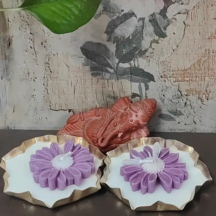 Handmade Urli Candle Set