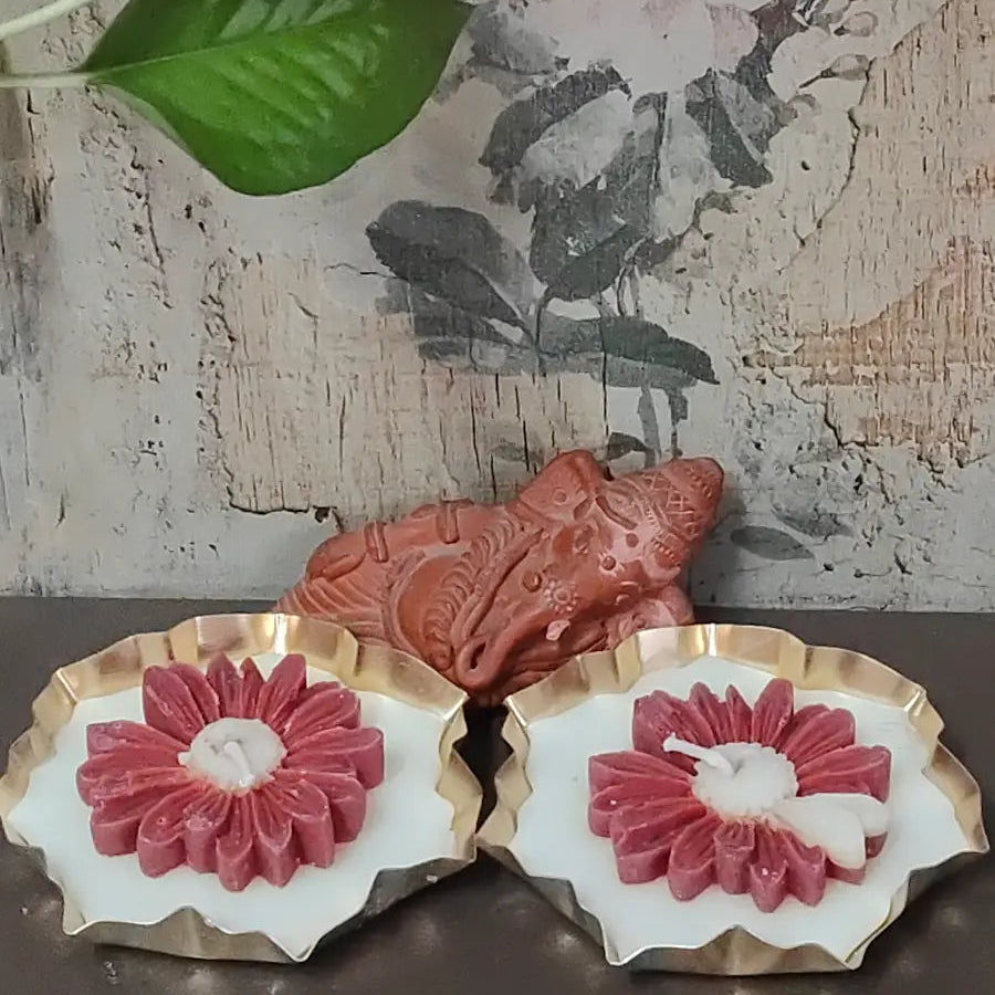 Handmade Urli Candle Set
