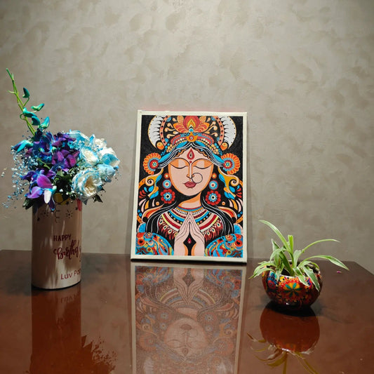 Handmade Canvas Shakti Art
