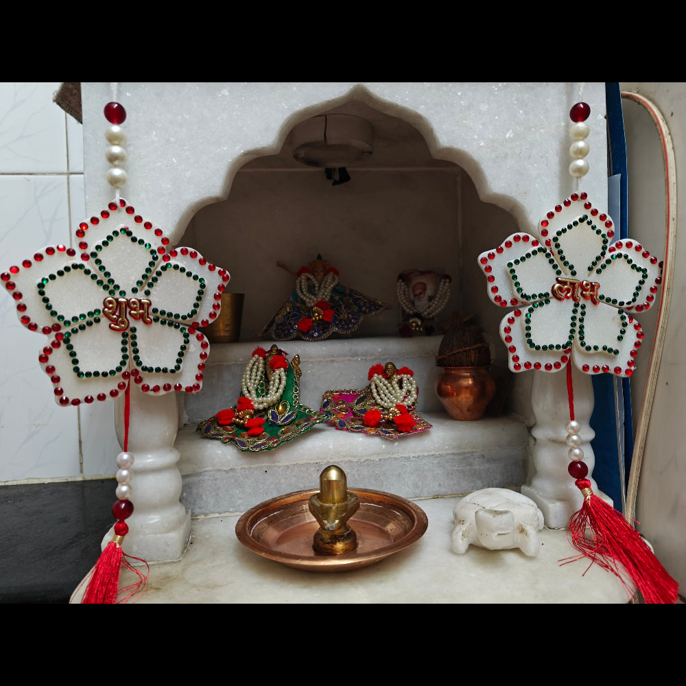 Handmade Resin Shubh Labh Hanging