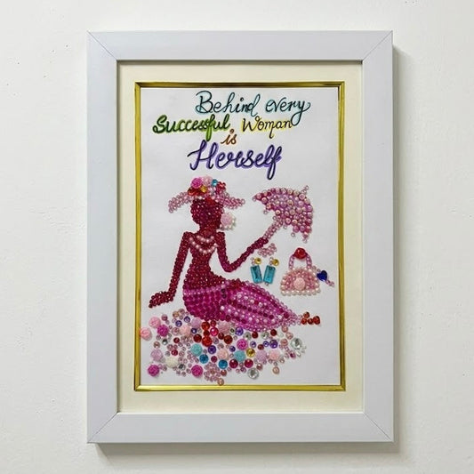 Handmade Studded Wall Frame