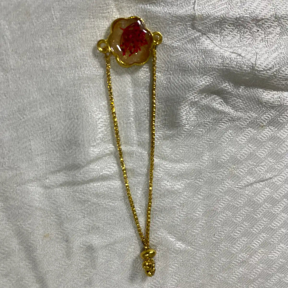 Handmade Resin Flower Bracelet
