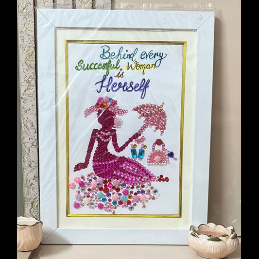 Handmade Studded Wall Frame