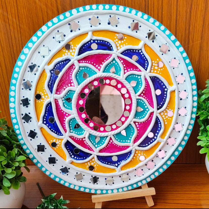 Handmade Lippan Clay Wall Art