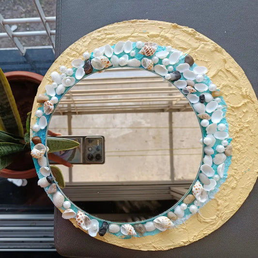 Handmade Seashell Wall Mirror