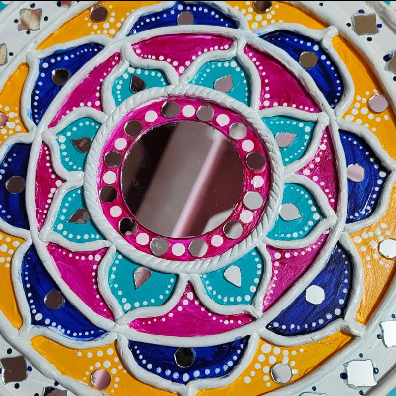 Handmade Lippan Clay Wall Art