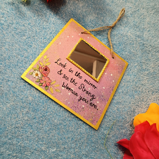 Handmade MDF Mirror Hanging