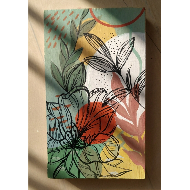Handmade Wooden Abstract Wall Art